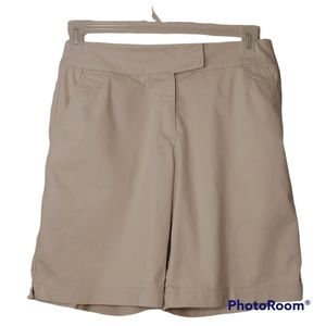 Nike Golf Fit Dry Khaki Golf Shorts- Ladies Small
